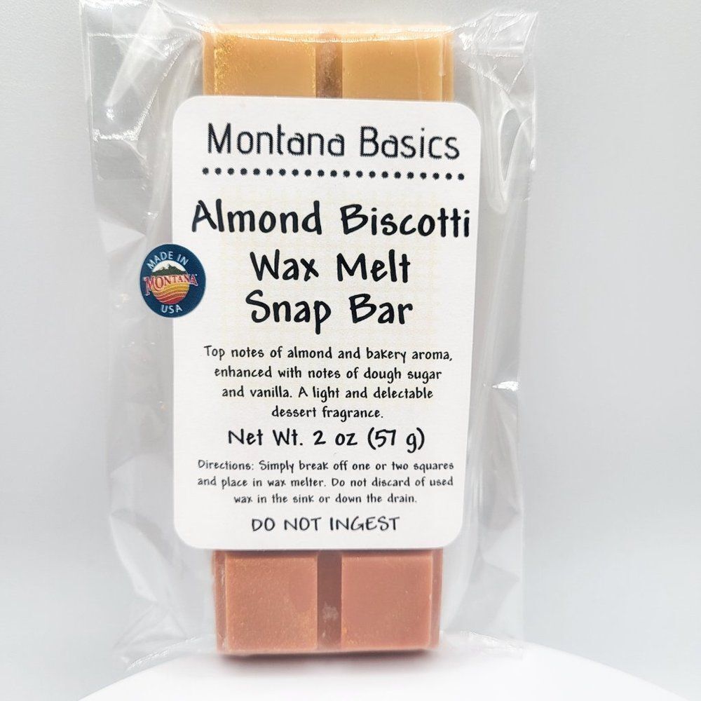 Almond Biscotti - Wax Melt Snap Bar - Picture 1 of 5